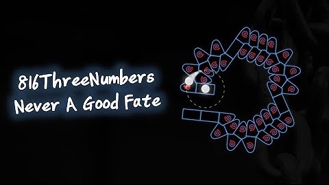 [ ADOFAI Custom Clear ] 816ThreeNumbers - Never A Good Fate [ Map by 염화푸딩 ]