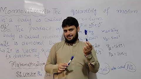 Momentum/ chapter 3 dynamics /9th class physics