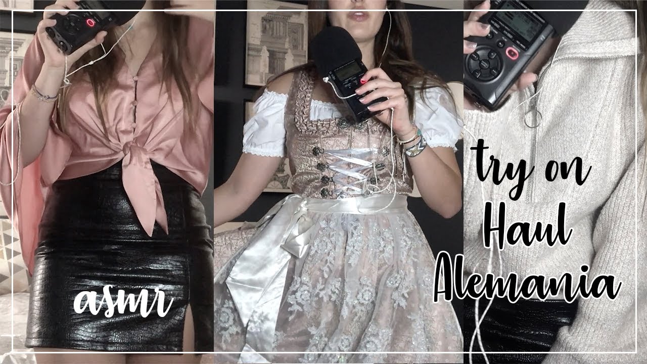 ASMR - TRY ON HAUL de mis compras en Alemania! - YouTube