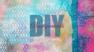 Art Journal Tutorial Speed Backgrounds