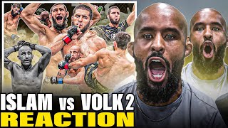 ISLAM vs VOLK  INSTANT REACTION! | DJ PERFECTLY PREDICTS ISLAM KO!