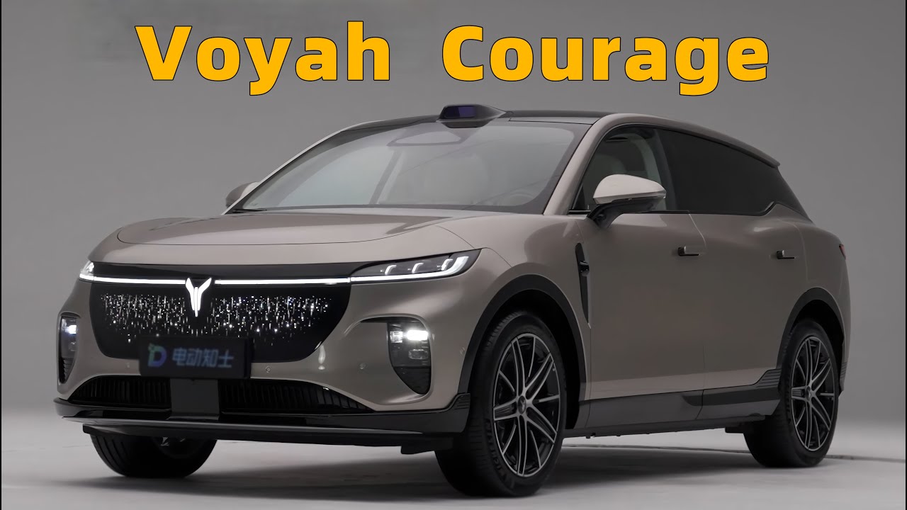 All-new Voyah Courage detailed introduction, starry sky visual effect front grille, 650 km range