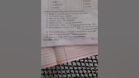 std-7 English Assignment - 2