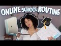 My Online School Morning Routine (in quarantine) *HOW TO BE PRODUCTIVE*