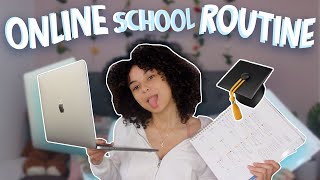 My Online School Morning Routine (in quarantine) *HOW TO BE PRODUCTIVE*