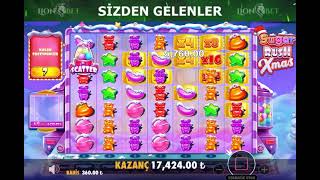 Sugar Rush XMas  #lionbet #bigwin #slotoyunları #casino #casinogames