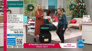 We R Makers Crop In Style XXL Rolling Tote