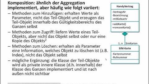 SE0812 Aggregation und Komposition implementieren - VB.NET Objektorientierte Programmierung