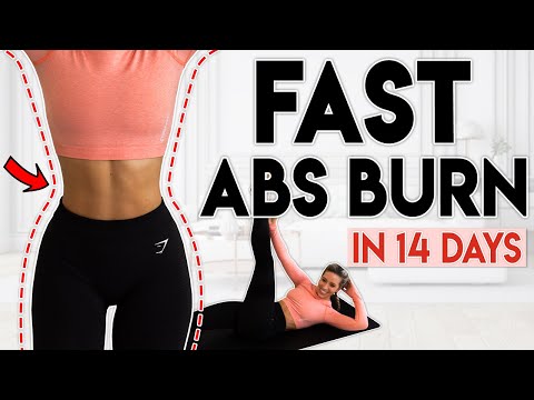 FAST ABS BURN in 14 Days (lose belly fat) | 5 minute Home Workout