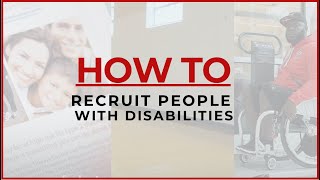 How to Recruit People with Disabilities for Health Programs