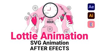 After Effects SVG Animation Export / How to Export Lottie Animation