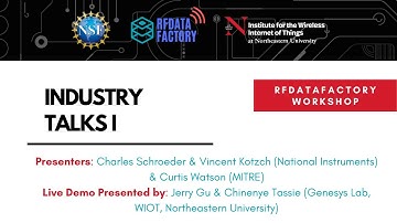 RFDataFactory Workshop - 1.5 Industry Talks I