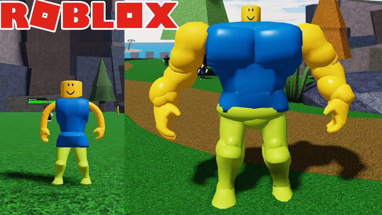 Me Convierto en el NOOB MAS FUERTE de Roblox 💪 Mega Noob Simulator ...