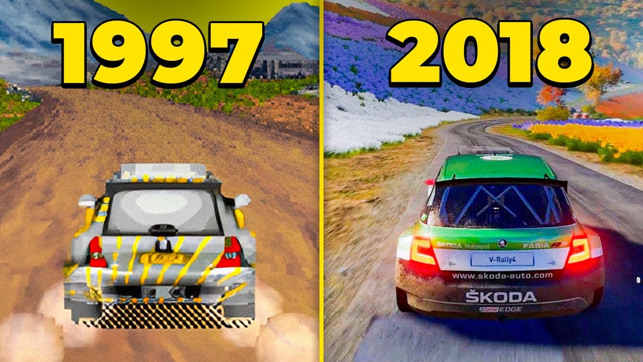 Evolution of V-RALLY Games (1997-2018)