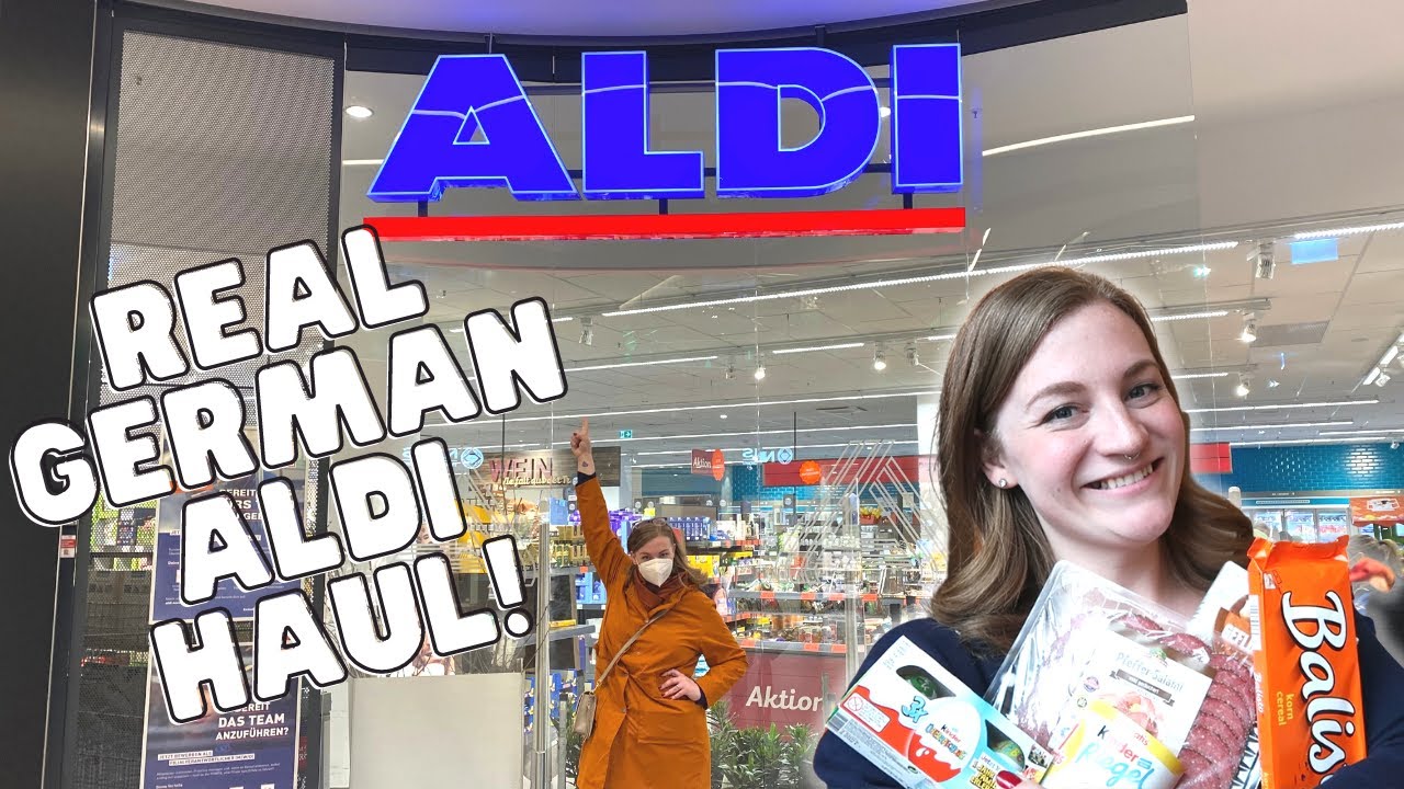 REAL GERMAN ALDI HAUL! SHOP WITH ME AT ALDI BERLIN! YouTube