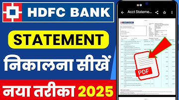 How to get HDFC Bank statement?
