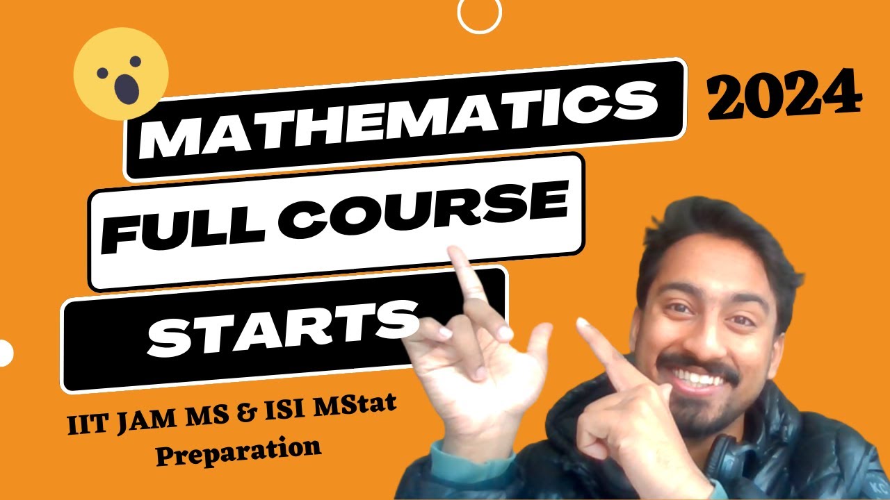 Mstat Course Mathematics Full Course 2024 | Platinum Course | IIT JAM MS; ISI MStat ...