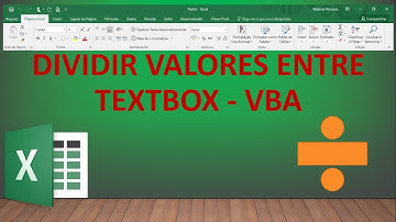 Dividir Valores Entre Textobox -  Excel VBA - Vídeo 27