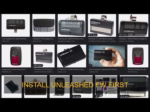 Flipper Zero Garage Door LiftMaster Security+ 2.0 (rolling code)