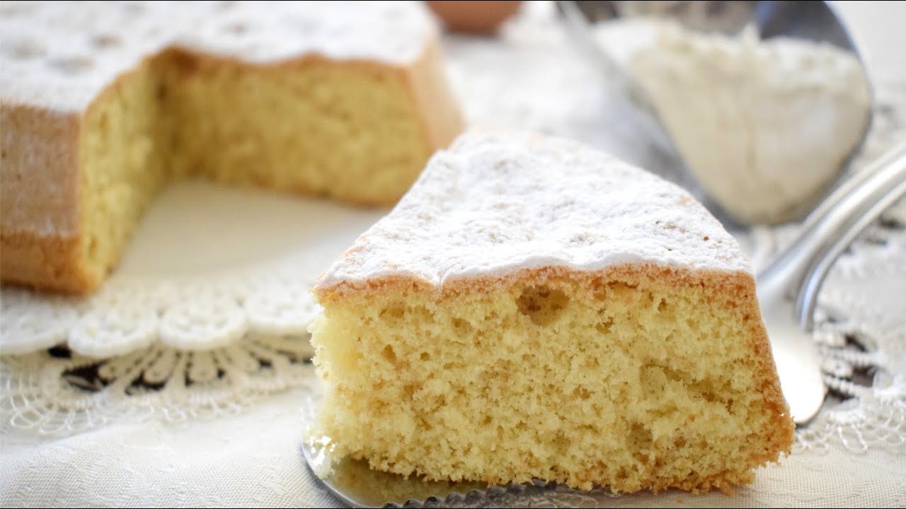 PAN DI SPAGNA ALTO E SOFFICE - RICETTA IDEALE PER TORTE - YouTube