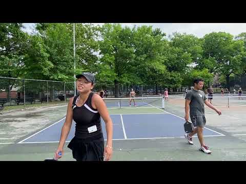 lily qu / roy chi vs john ledesma / cecy wang pickleball