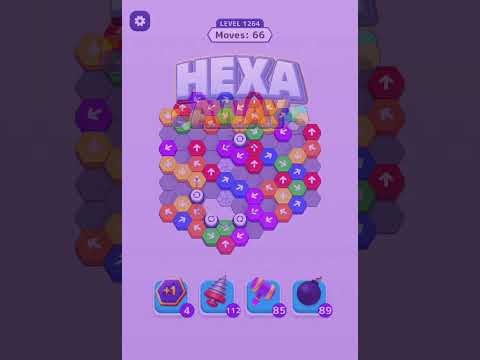 Hexa Away *Version 3.9.0* Level 1261-1262-1263-1264-1265-1266-1267-1268-1269-1270
