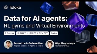 Data for AI Agents: RL Gyms and Virtual Environments