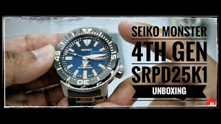 Seiko Monster 4th gen SRPD25K1: The Unboxing #seiko #seikomonster