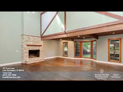 107 East Lane, Lake Barrington, IL home video tour