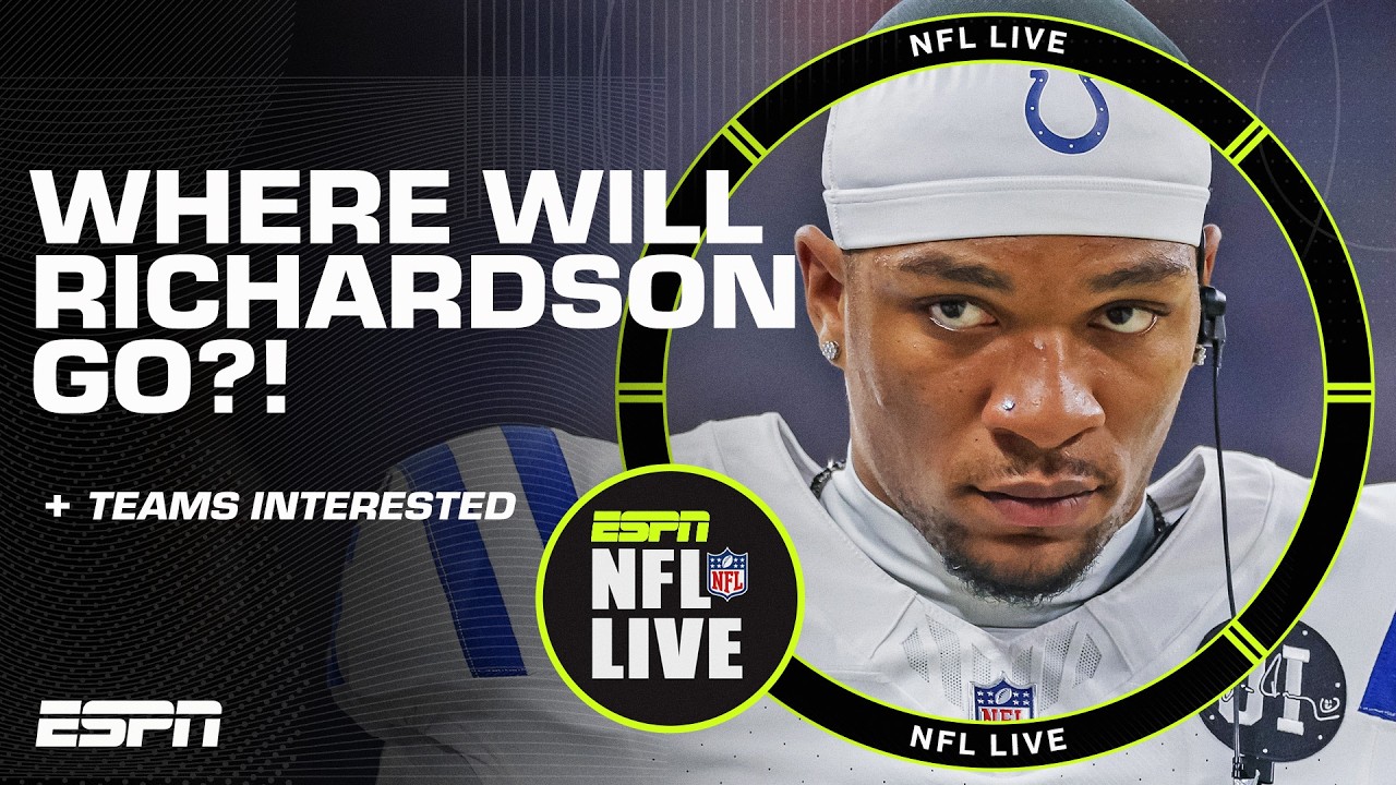 Where will Anthony Richardson end up?! The Kansas City Chiefs, Minnesota Vikings or... | NFL Live