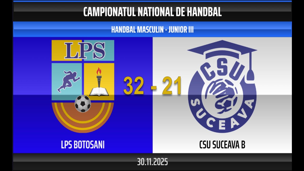 LPS Botosani vs CSU Suceava B - JUNIORI III