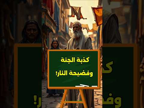 دجال يبيع الجنة للناس لكن الحكيم اشترى النار وكشف الحقيقة