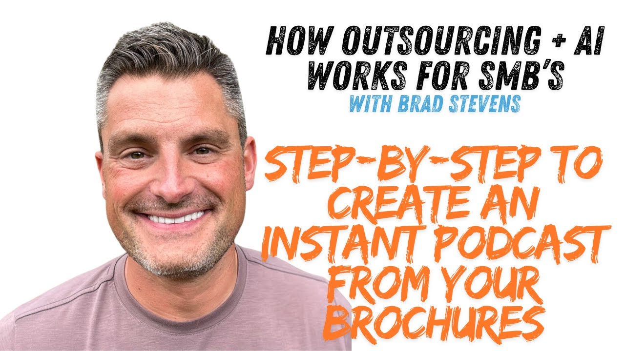 An epic AI marketing hack to instantly create a LIVE podcast from any of your marketing materials