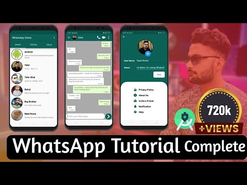 Android Studio Tutorial - Complete WhatsApp Chatting App - Chatting app