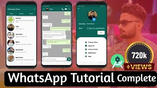 Android  Developmet Tutorial for Begineer - Complete WhatsApp Chatting App - Chatting app - Hindi screenshot 5