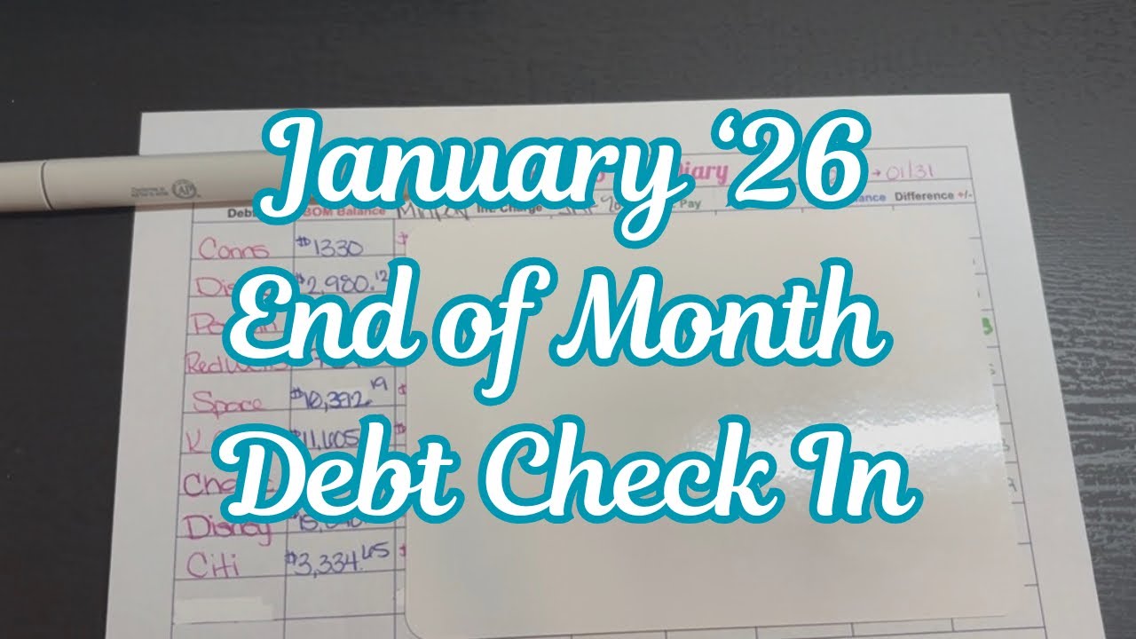 Debt Confession + Breakdown | End of Month Jan. Debt Update | Paying Off Debt 🥳 | $58,000+ in Debt
