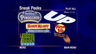 Sneak Peeks Menu to My Friends Tigger and Pooh: And A Musical Too 2009 DVD (January 6, 2009 version)