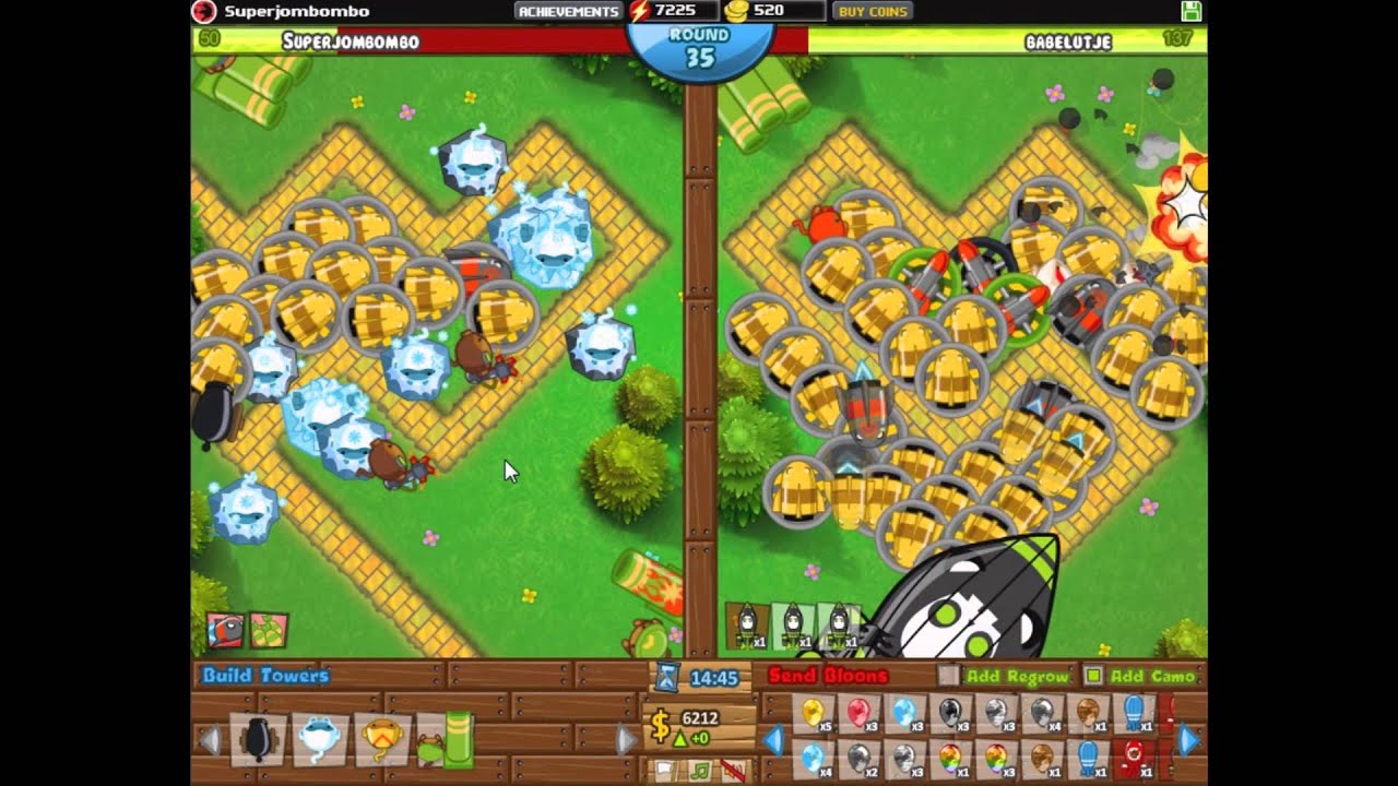 BTD Battles - Round 2 Games 3 - YouTube