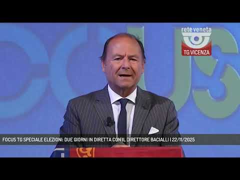 FOCUS TG SPECIALE ELEZIONI: DUE GIORNI IN DIRETTA CON IL DIRETTORE BACIALLI | 22/11/2025