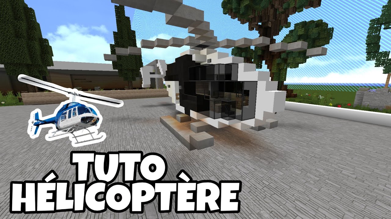 Minecraft - Tuto Hélicoptère - YouTube