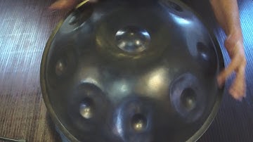 Zambelli Handpan scale annaziska played by Maurizio Rana