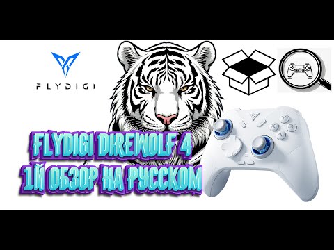 FlyDiGi Direwolf 4 ПЕРВЫЙ обзор в РуНете! Бюджетный геймпад с натяжением стиков распаковка/миниобзор