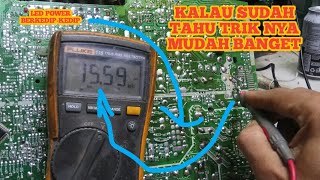 CARA MENGUKUR TEGANGAN FREQUENSI PADA BASIC HORIZONTAL# PAKAI MULTI DIGITAL