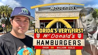 Florida’s First McDonald’s Hamburgers &amp; It’s Hidden JFK History - Kennedy’s Only Visit To McDonalds