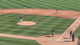 1st Challenge using automatic ball-strike system (ABS) at Salt River Fields between Rockies-Dbacks