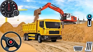 قيادة شاحنة قلابة لنقل مواد البناء | محاكي سائق الشاحنات الثقيلة - العاب سيارات screenshot 5