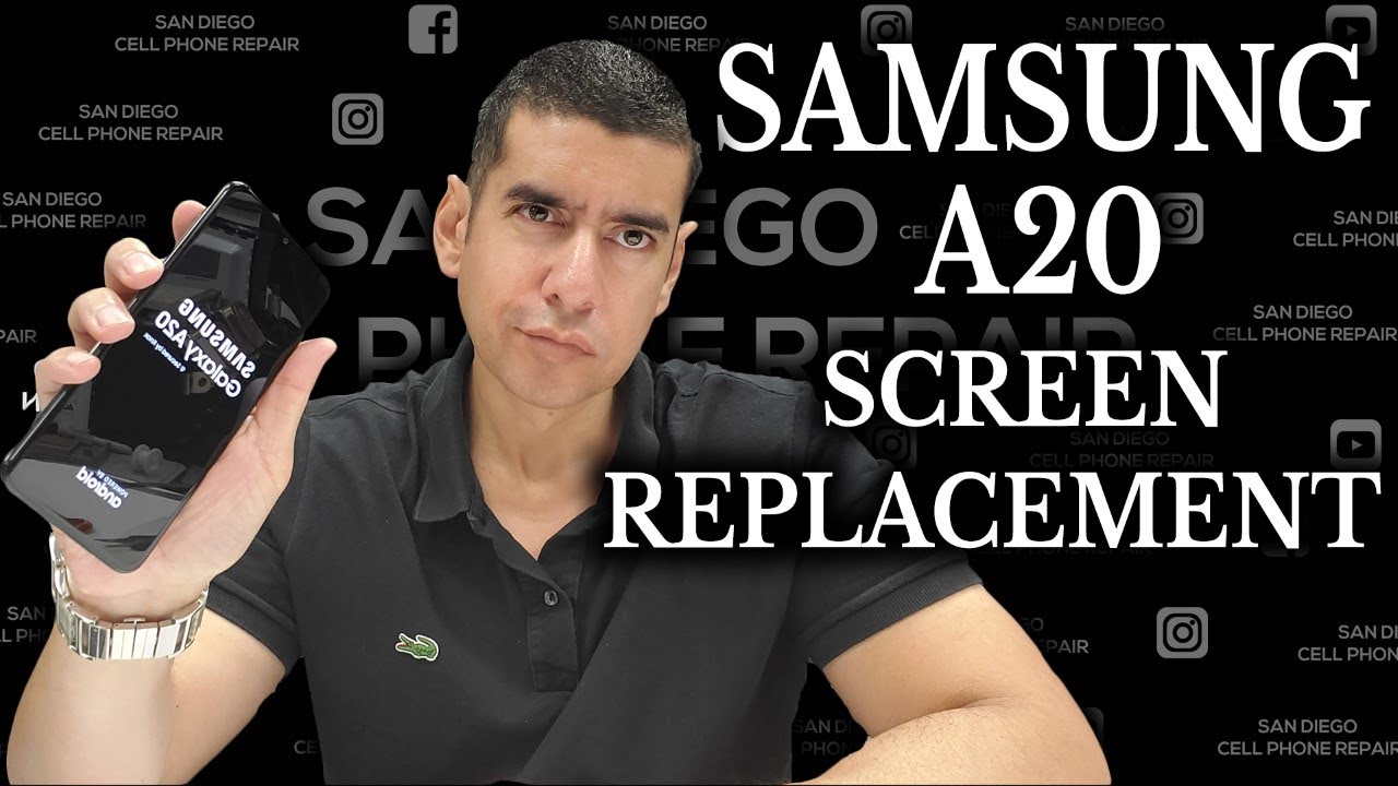 samsung-galaxy-a20-screen-replacement-easy-repair-youtube