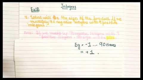 Integers | Class 7 Exercise 1B Question no 4and 5 |Rs Aggarwal | Beginner Maths