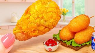 Cheetos & Takis Fried Chicken - How To Make Crispy Mozzarella Cheese Sticks | Tiny Burger Cheese