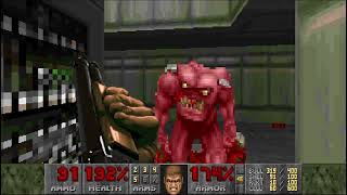 DOOM (1993) - Episode 1 - Keyboard only, original resolution, OPL 3 (Soundblaster)